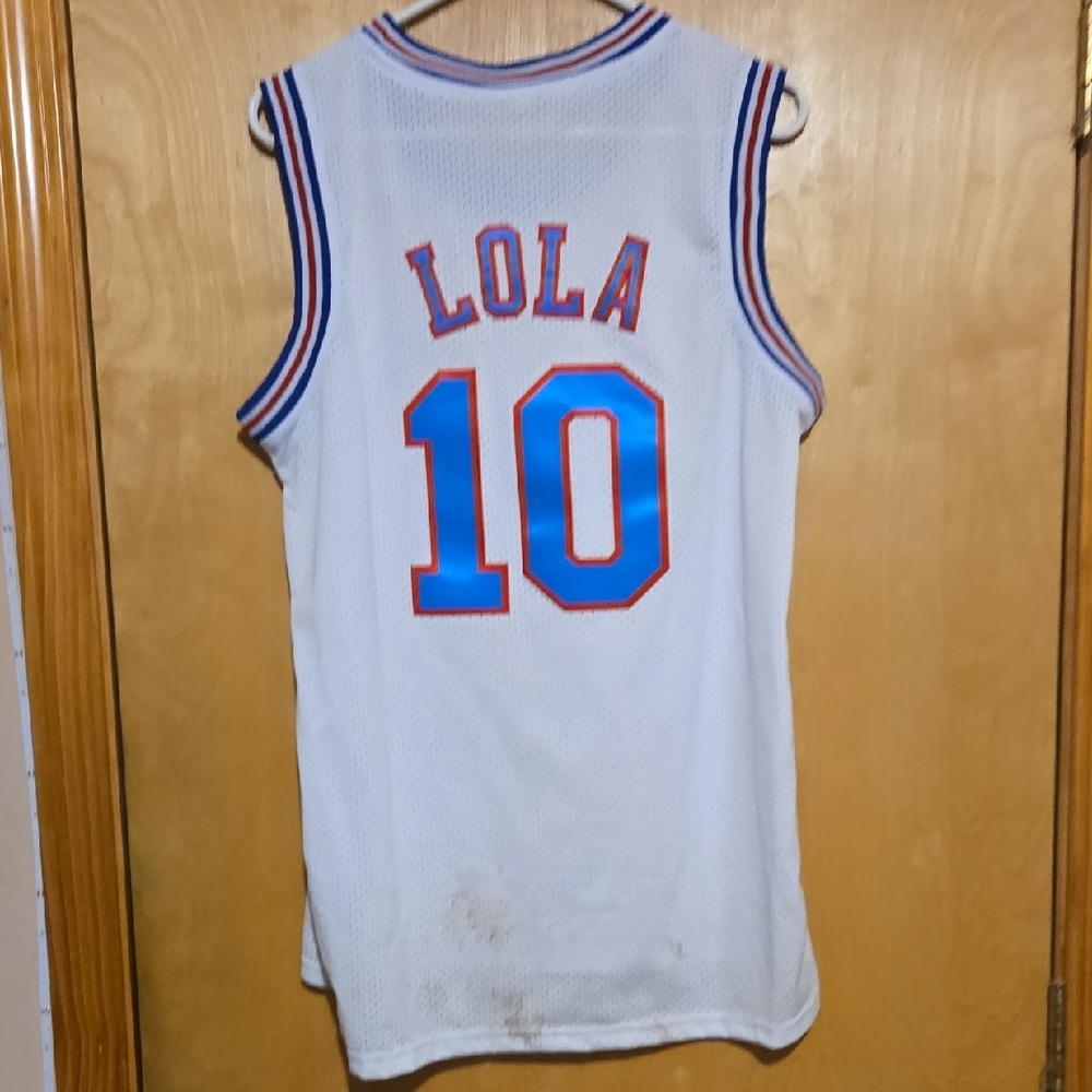 Lola White Basketball Jersey